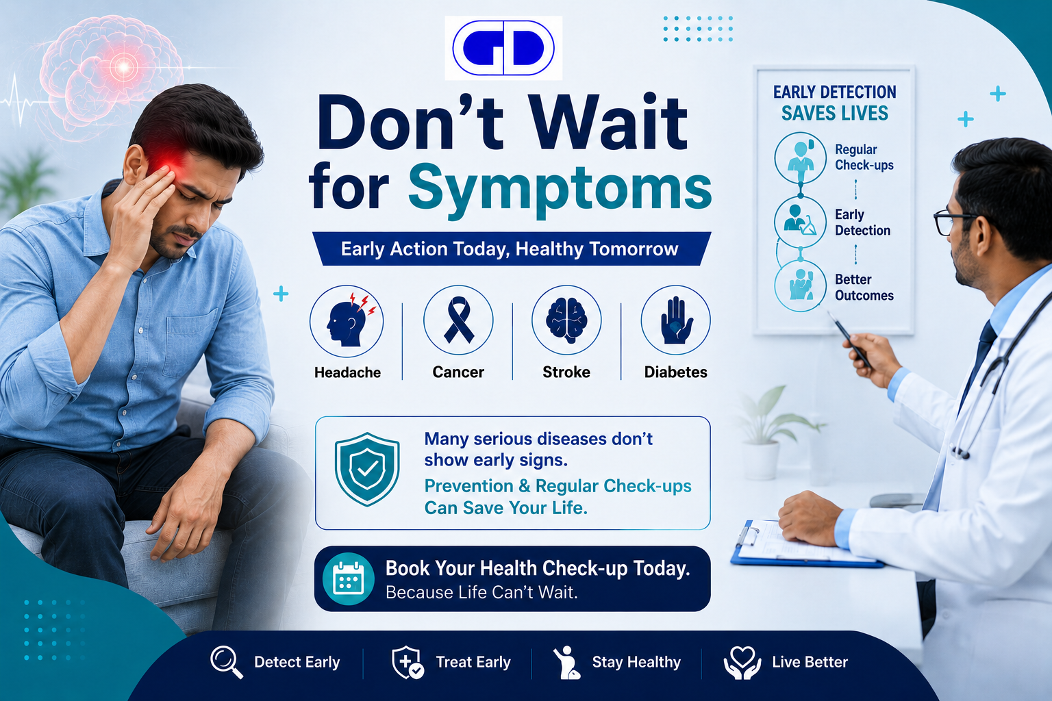 Early detection of Serious Diseases through regular health checkups