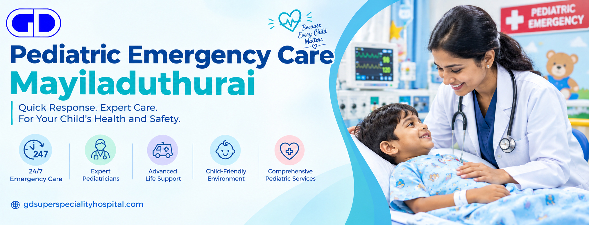 pediatric emergency care Mayiladuthurai